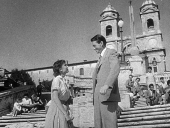 Audrey Hepburn and Gregory Peck in Roman Holiday trailer 2